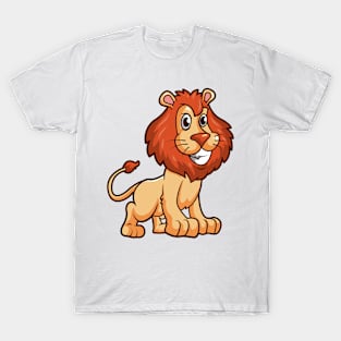 Lion art cartoon T-Shirt